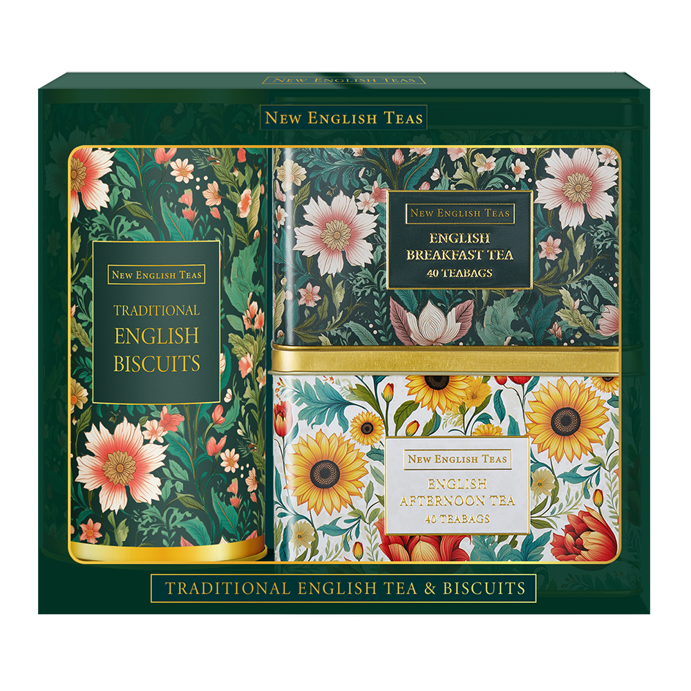 New English Teas Traditional English Tea & Biscuits Gift Set — Maple Gifts