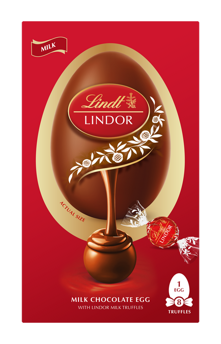 Lindor Gold Milk Chocolate Easter Egg 260g