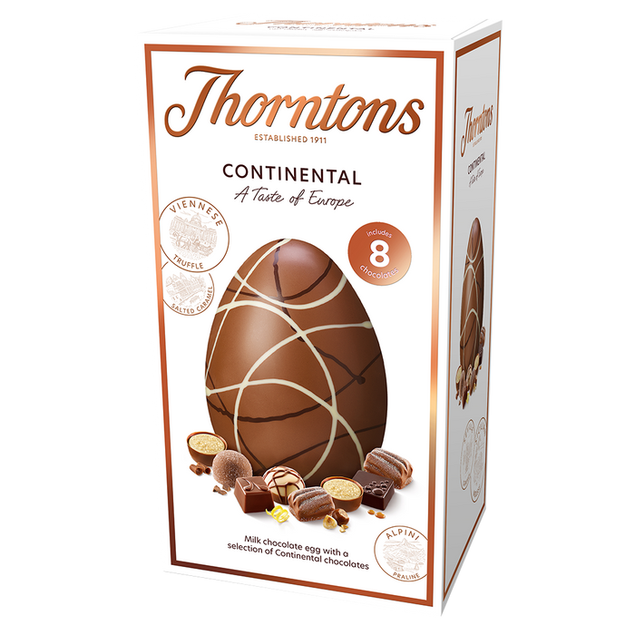 Thorntons Milk Chocolate Continental Easter Egg 257g