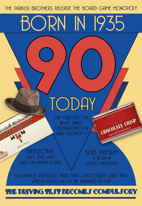 Cherry Orchard  'Born In 1935' Birthday Card