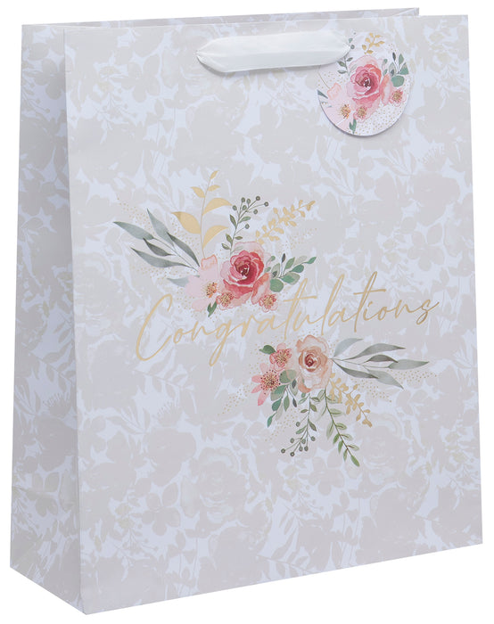 Ballyhoo XL Gift Bag Floral Congratulations