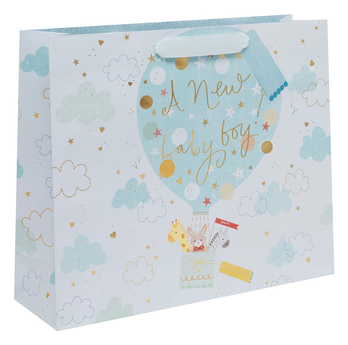 Ballyhoo XL Landscape Gift Bag Balloon Baby Boy