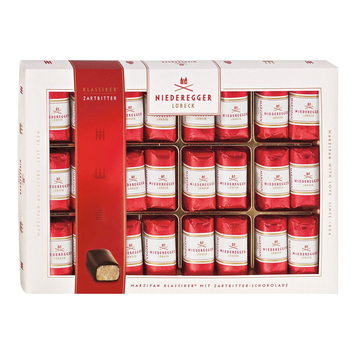 Niederegger Dark Chocolate  Marzipan Mini Loaves In Gift Box