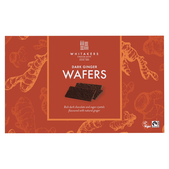 Whitakers Dark Chocolate Ginger Wafers