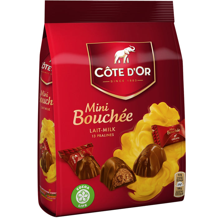 Cote D'or Milk Chocolate Mini Bouchees In Pouch 122g