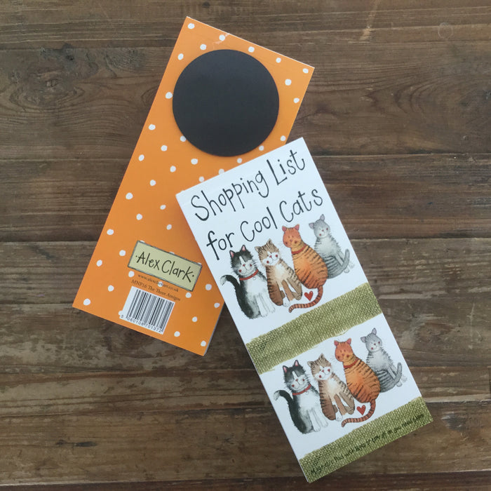 Alex Clark Cool Cats Magnetic To Do Lists