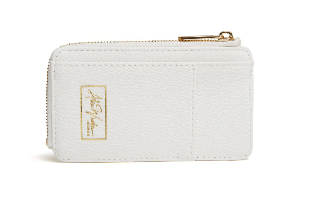 Alice Wheeler White Bath Coin & Card Purse
