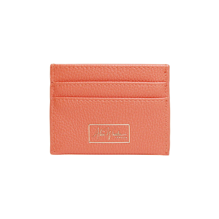 Alice Wheeler Orange Card Holder