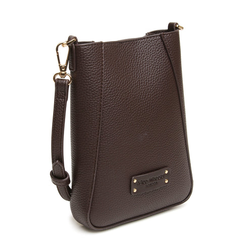 Alice Wheeler Kensington Phone Crossbody Bag Chocolate