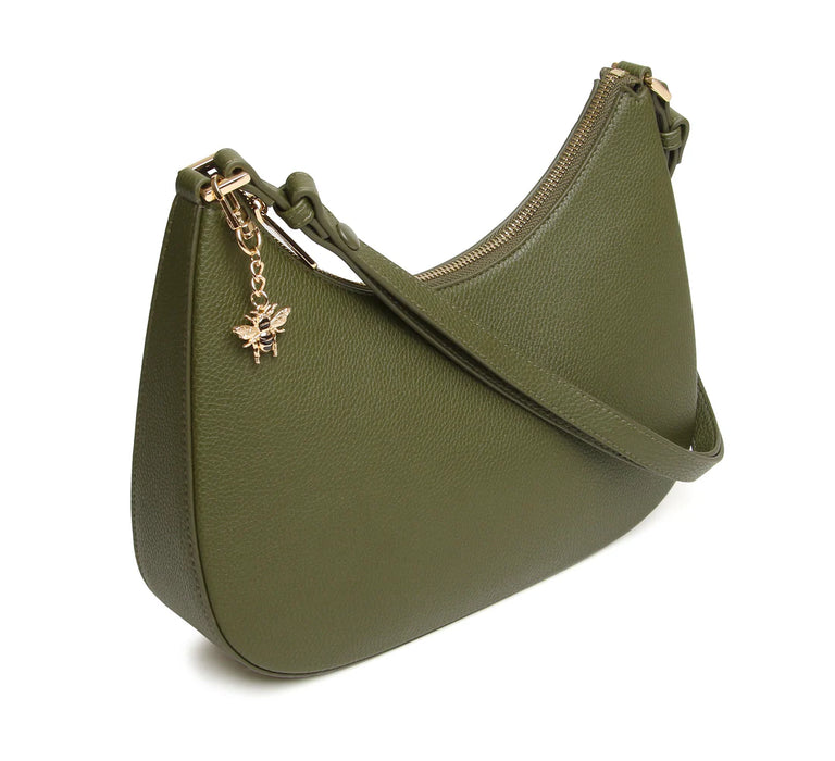Alice Wheeler Olive Ascot Cross Body Bag