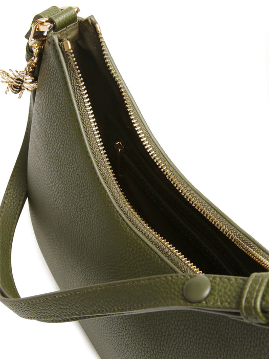 Alice Wheeler Olive Ascot Cross Body Bag