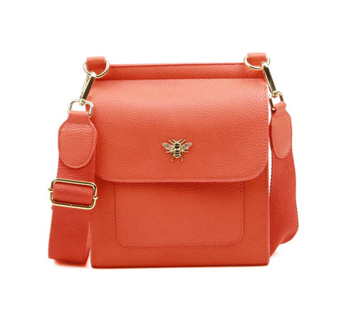 Alice Wheeler Bloomsbury Orange Cross Body Bag