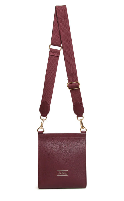 Alice Wheeler Berry Bloomsbury Crossbody Bag