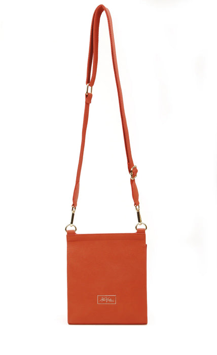 Alice Wheeler Bloomsbury Orange Cross Body Bag