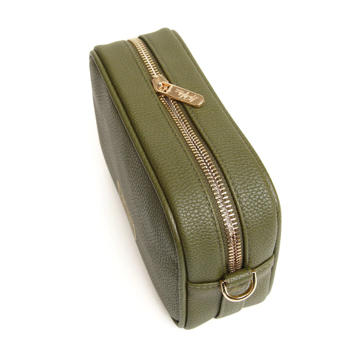 Alice Wheeler Olive Mini Soho With Crossbody Webbing Strap Bag