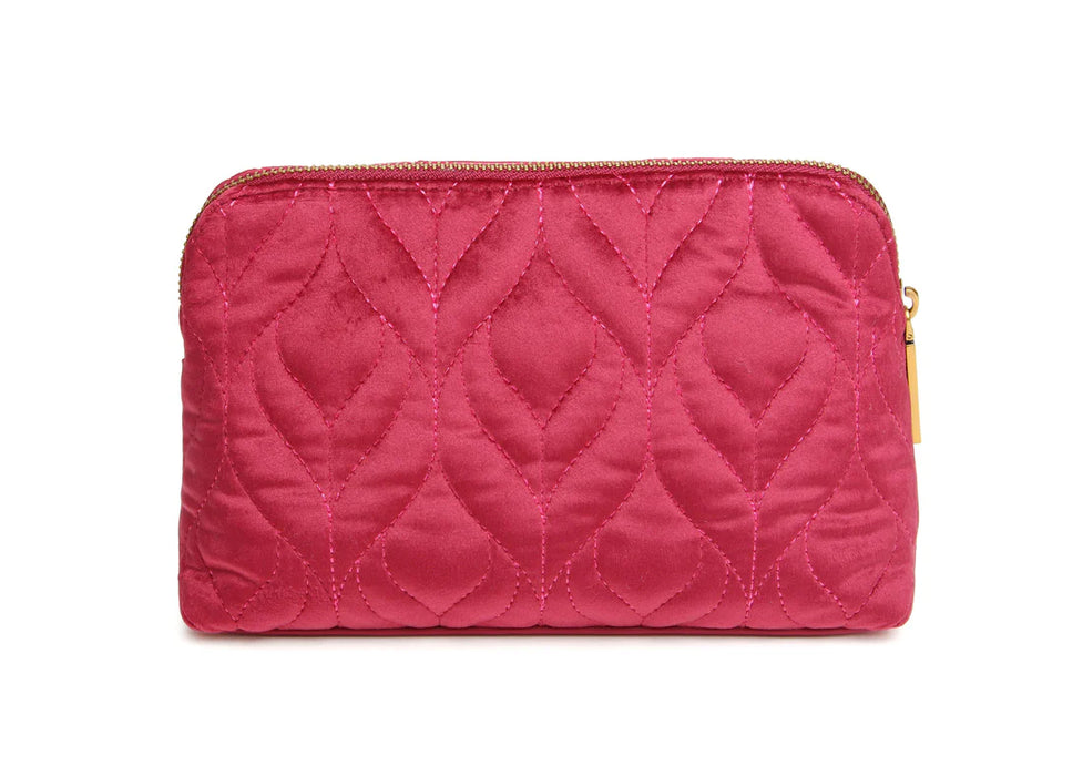 Alice Wheeler Fig Velvet Make Up Bag