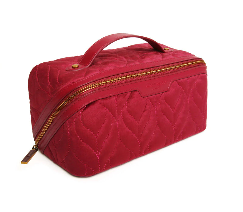 Alice Wheeler Fig Velvet Make Up Bag