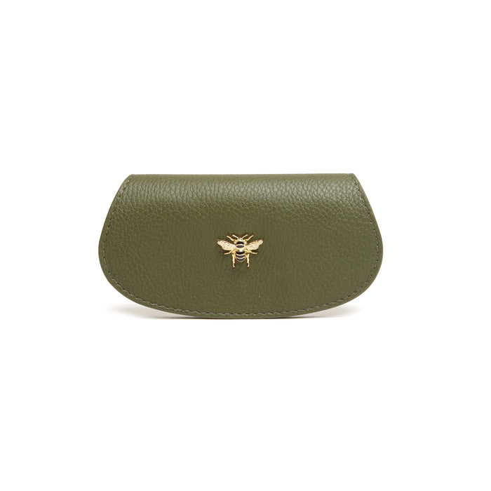 Alice Wheeler Olive Glasses Case