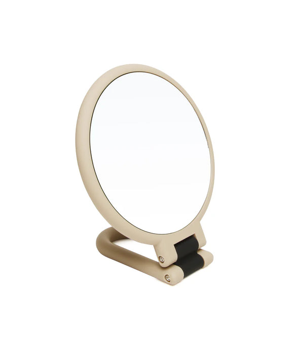 Alice Wheeler Stone Soft Touch Hand Mirror 10x Mag