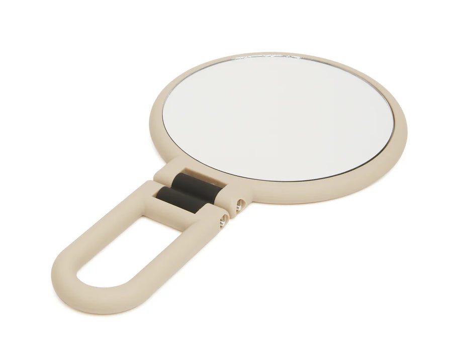 Alice Wheeler Stone Soft Touch Hand Mirror 10x Mag