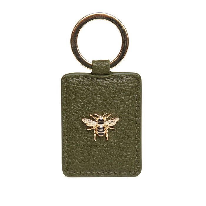 Alice Wheeler Olive Key Ring With Bee