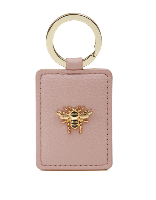 Alice Wheeler Pink Key Ring With Bee