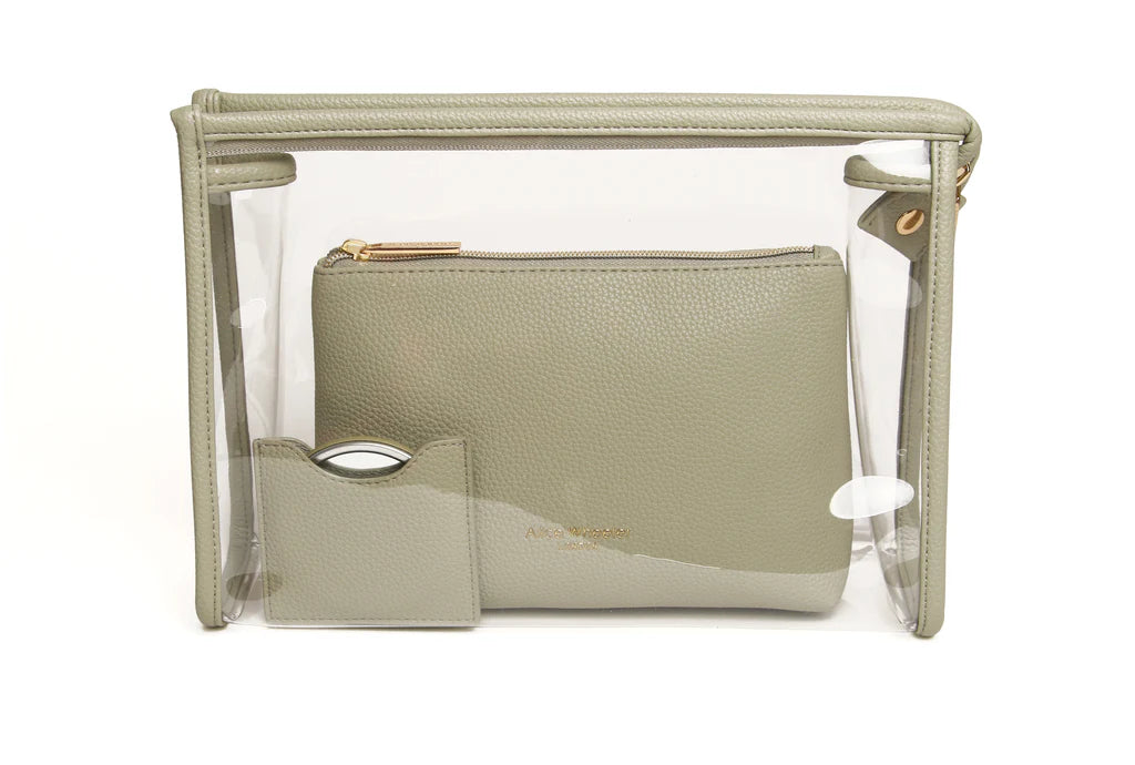 Alice Wheeler Pistachio Luxury 3 Piece Beauty/Makeup Gift Set