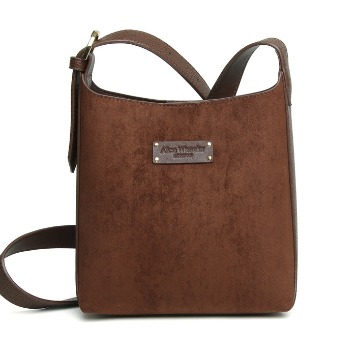 Alice Wheeler Chocolate Kensington Mini Hobo