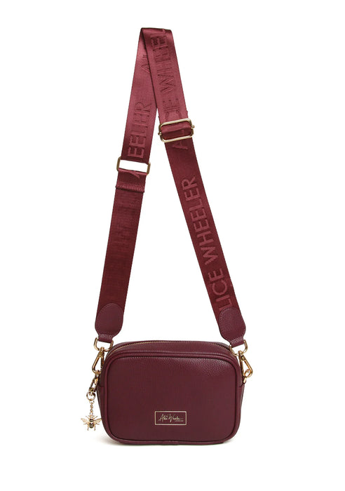 Alice Wheeler Berry Mini Soho With Crossbody Webbing Strap Bag