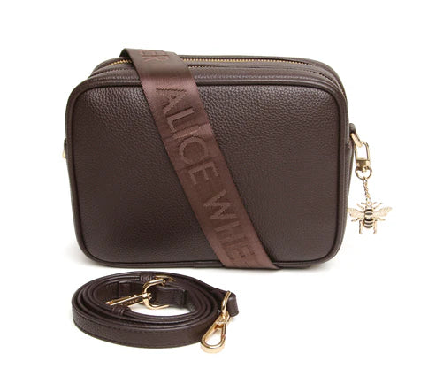 Alice Wheeler Chocolate Soho Cross Body Camera Bag
