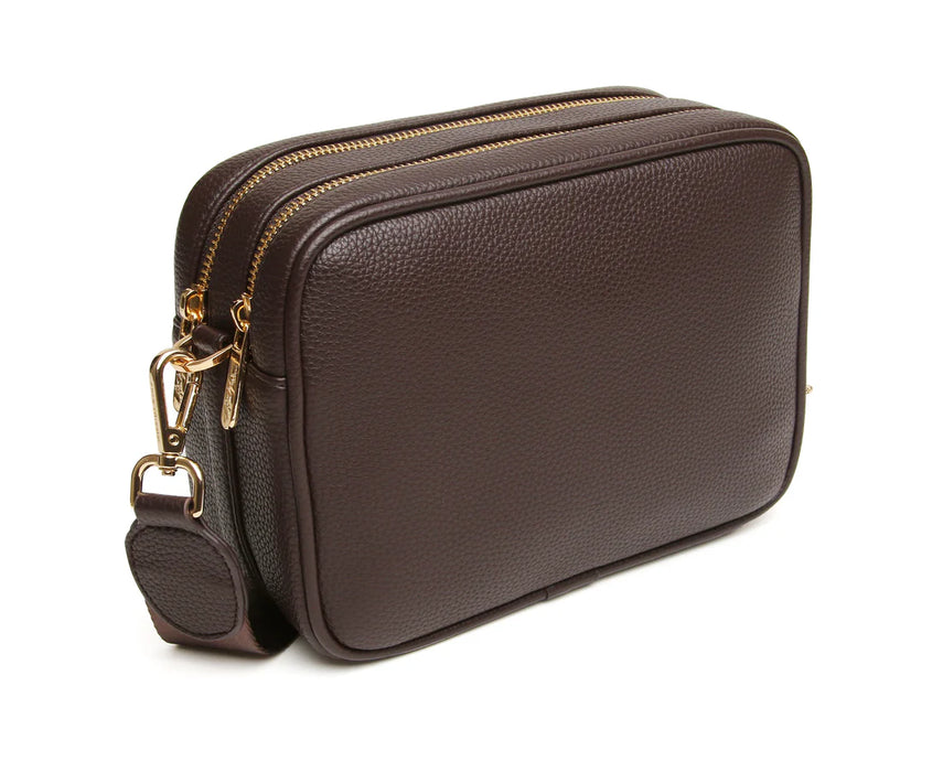 Alice Wheeler Chocolate Soho Cross Body Camera Bag