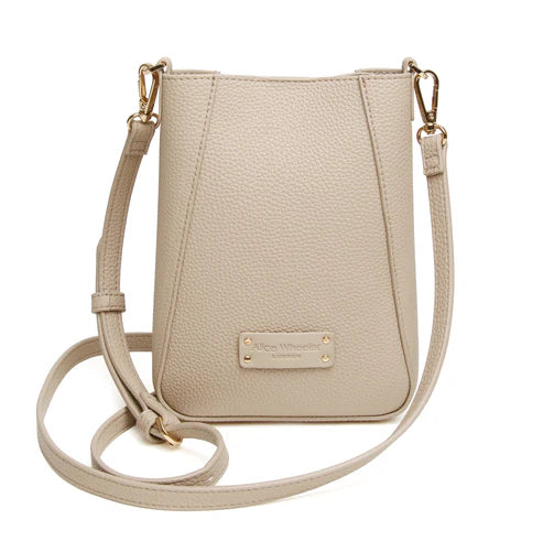Alice Wheeler Kensington Phone Crossbody Bag Stone