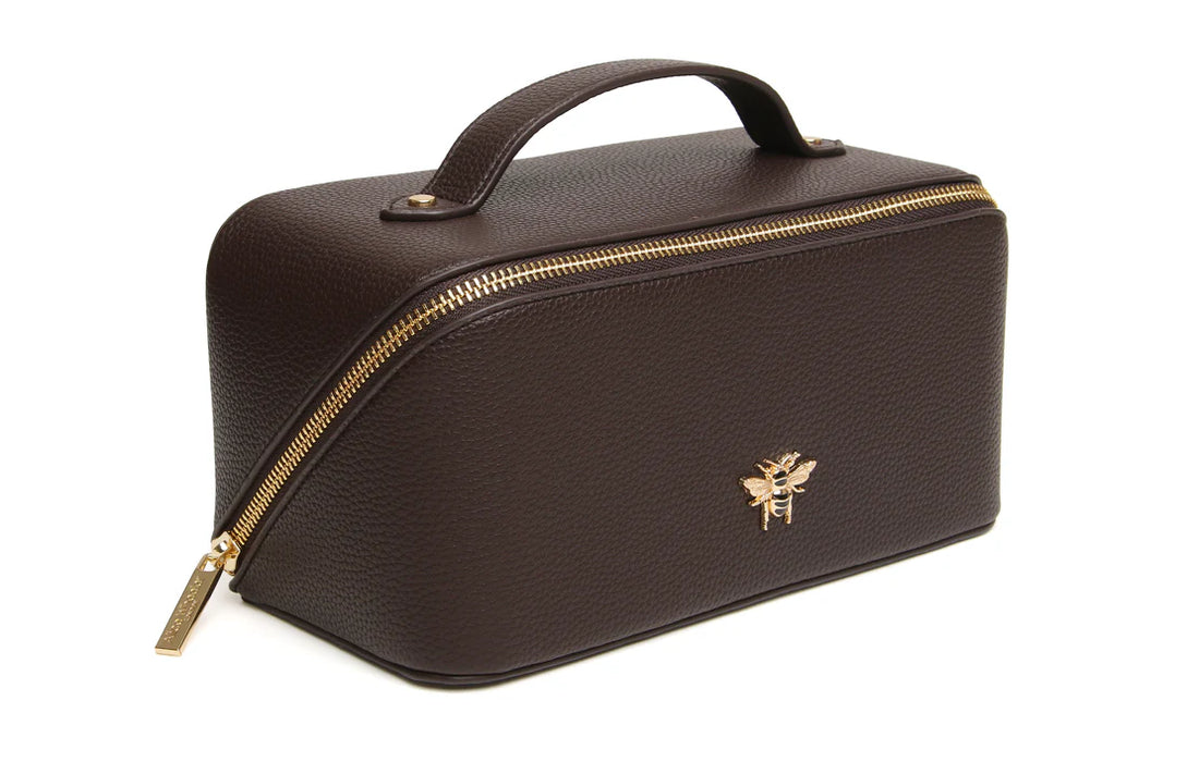 Alice Wheeler Chocolate Train Case