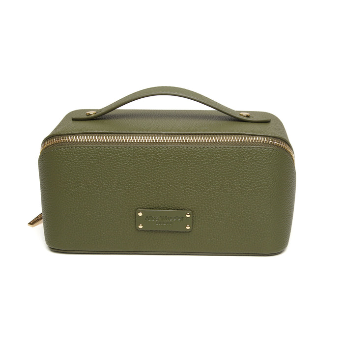 Alice Wheeler Olive Kensington Train Case
