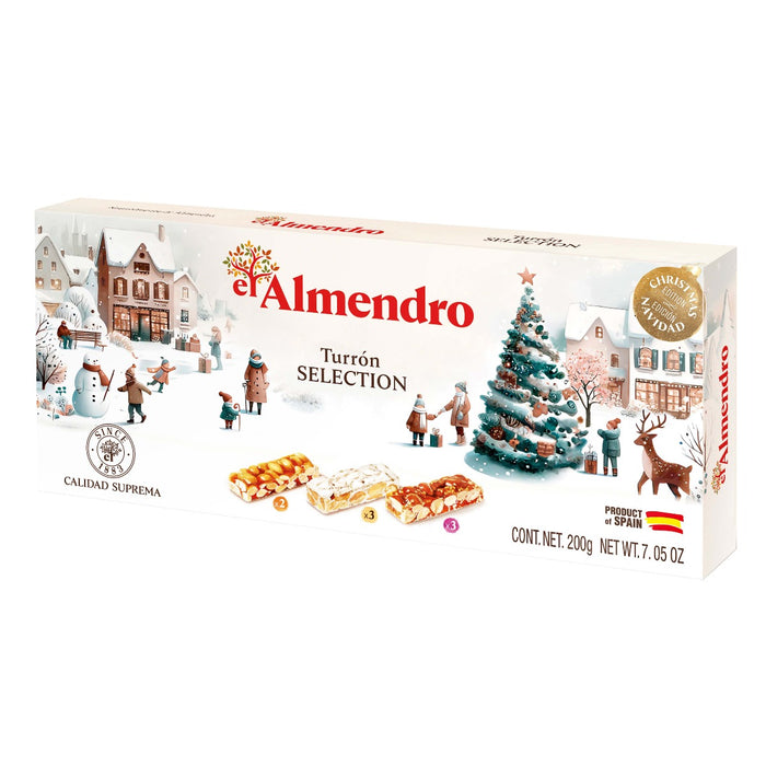 Almendro Turron Selection with Christmas Sleeve