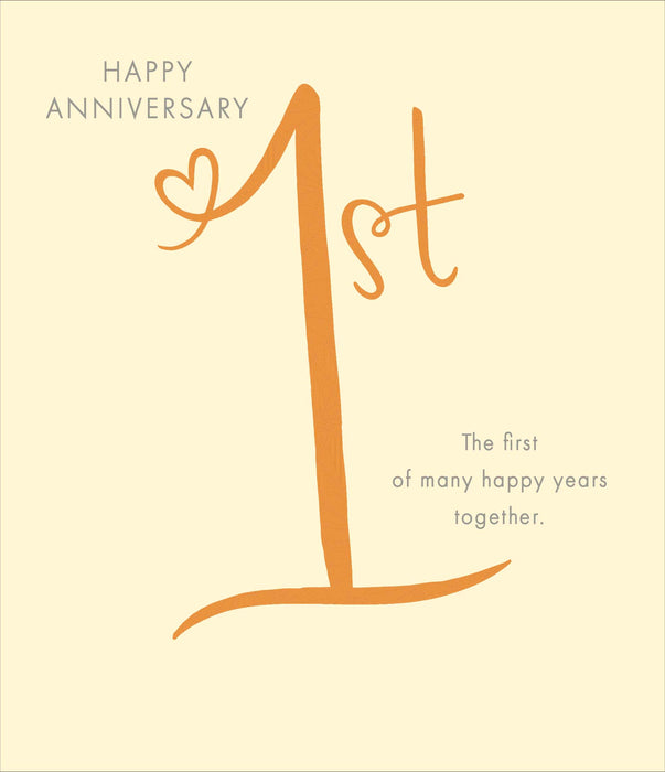 UKG 'Happy 1st Anniversary' Card
