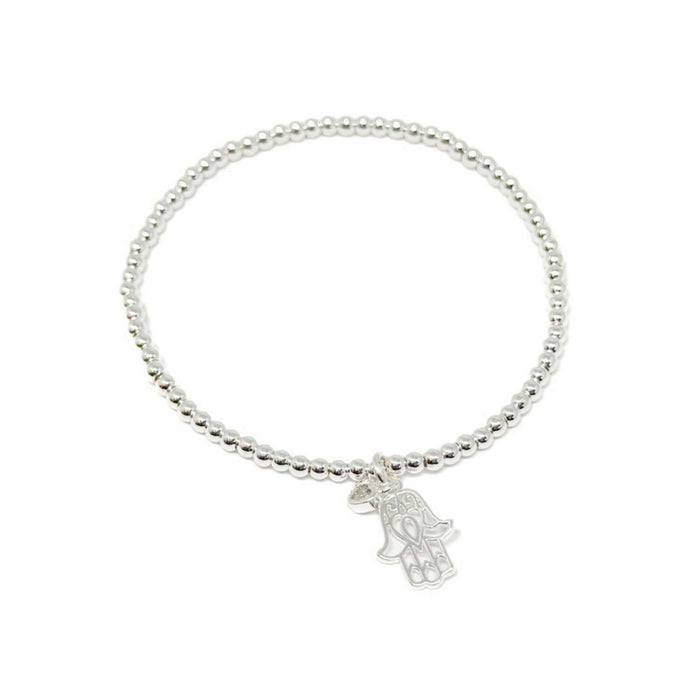 Clementine Ansel Hamsa Bracelet - Silver