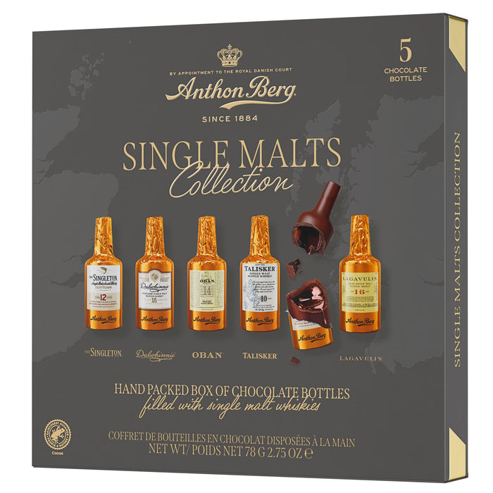 Anthon Berg 5 Piece Single Malts Collection