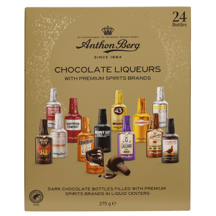 Anthon Berg 24pc Chocolate Liqueurs Minibar