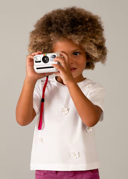 Mayoral Girls Short Sleeve White T-Shirt