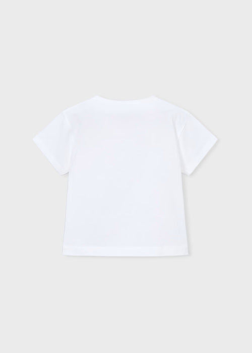 Mayoral Girls Short Sleeve White T-Shirt