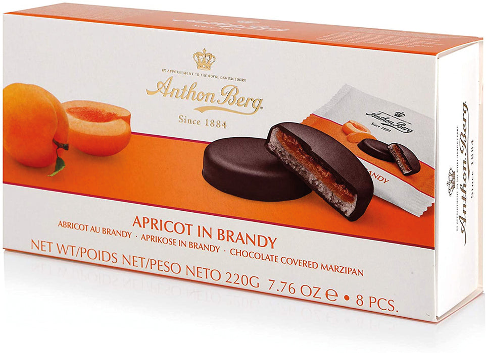 Anthon Berg Apricot In Brandy Marzipan & Dark Chocolate