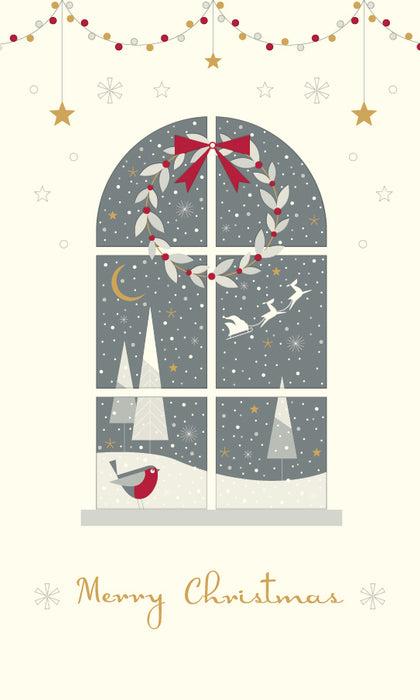 Art File Christmas Window Christmas Card