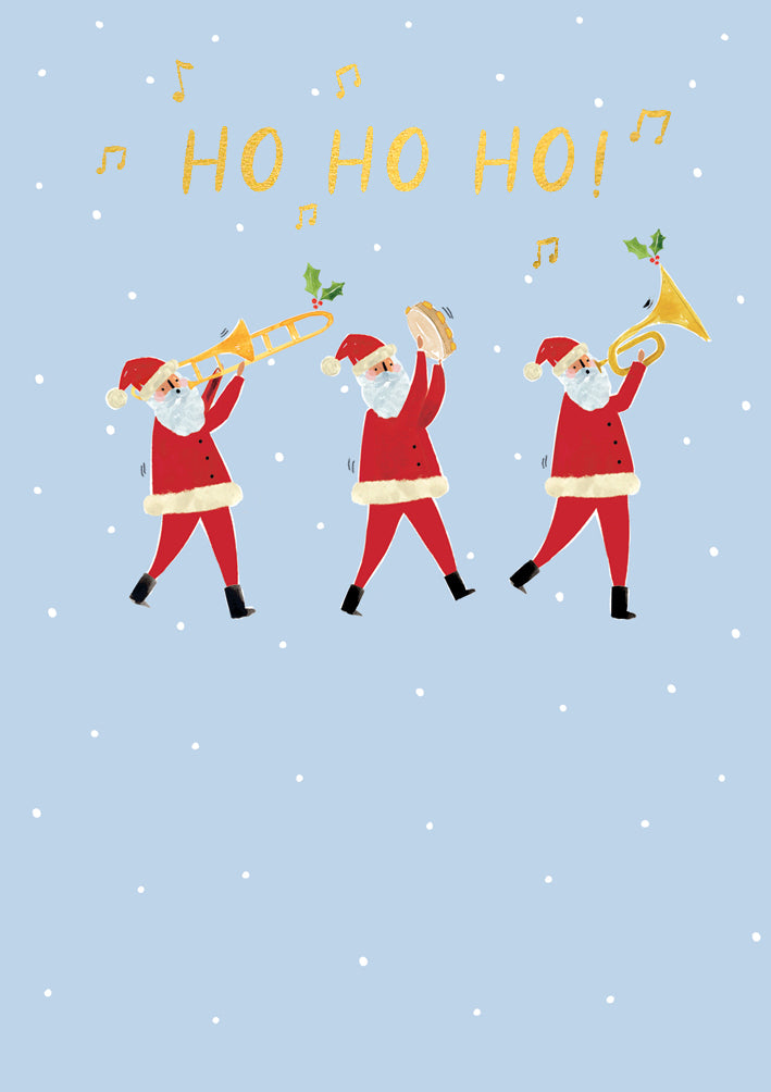 Art File Ho Ho Ho Santa Christmas Card — Maple Gifts
