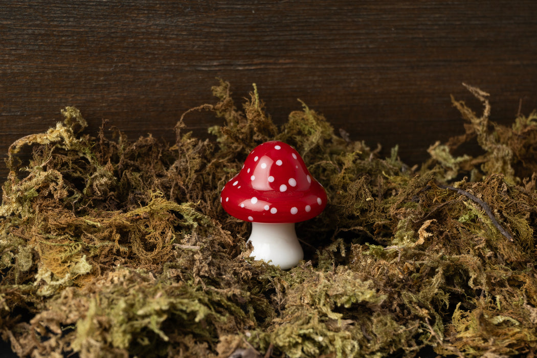 CGB Giftware Artisan Glass Toadstool