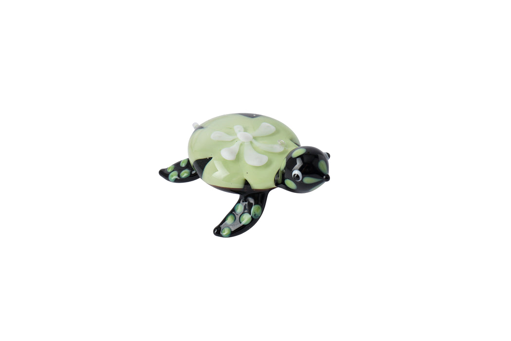 CGB Giftware Glass Green Turtle