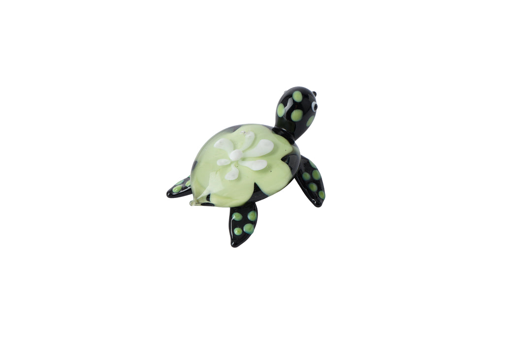 CGB Giftware Glass Green Turtle