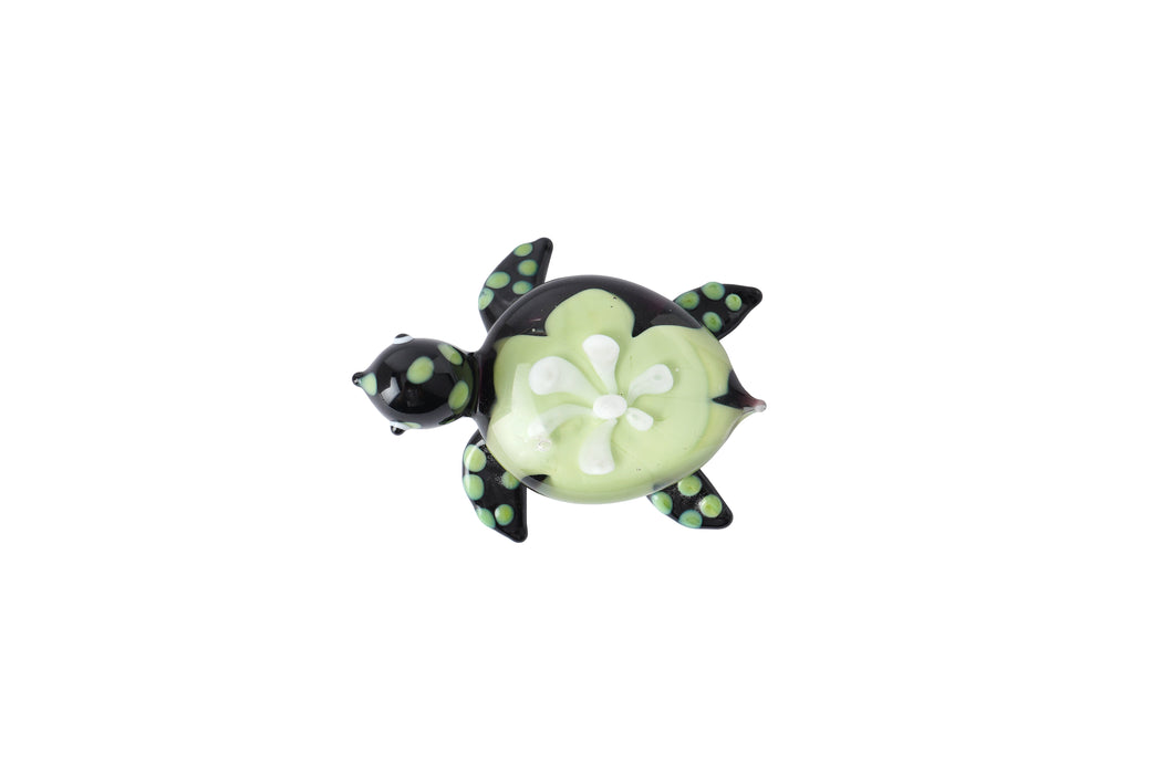 CGB Giftware Glass Green Turtle