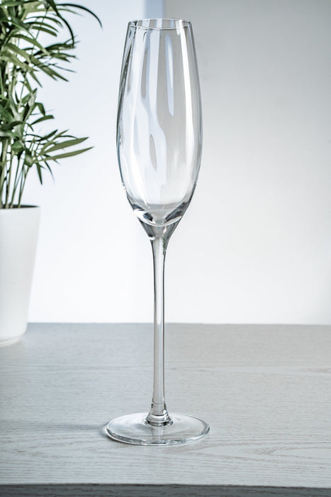 Artisan Street Ripple Set Of 4 Champagne Glasses