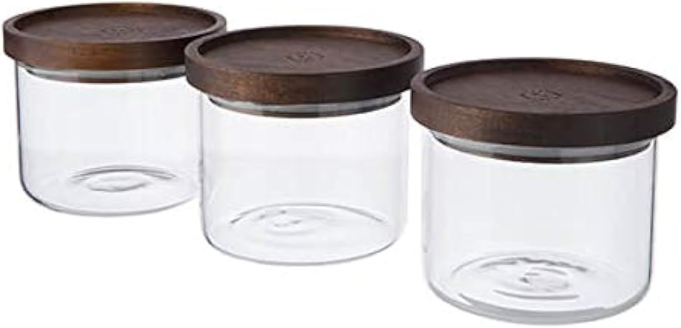 Artisan Street 600ml Stacking Storage Jar Set Of 3